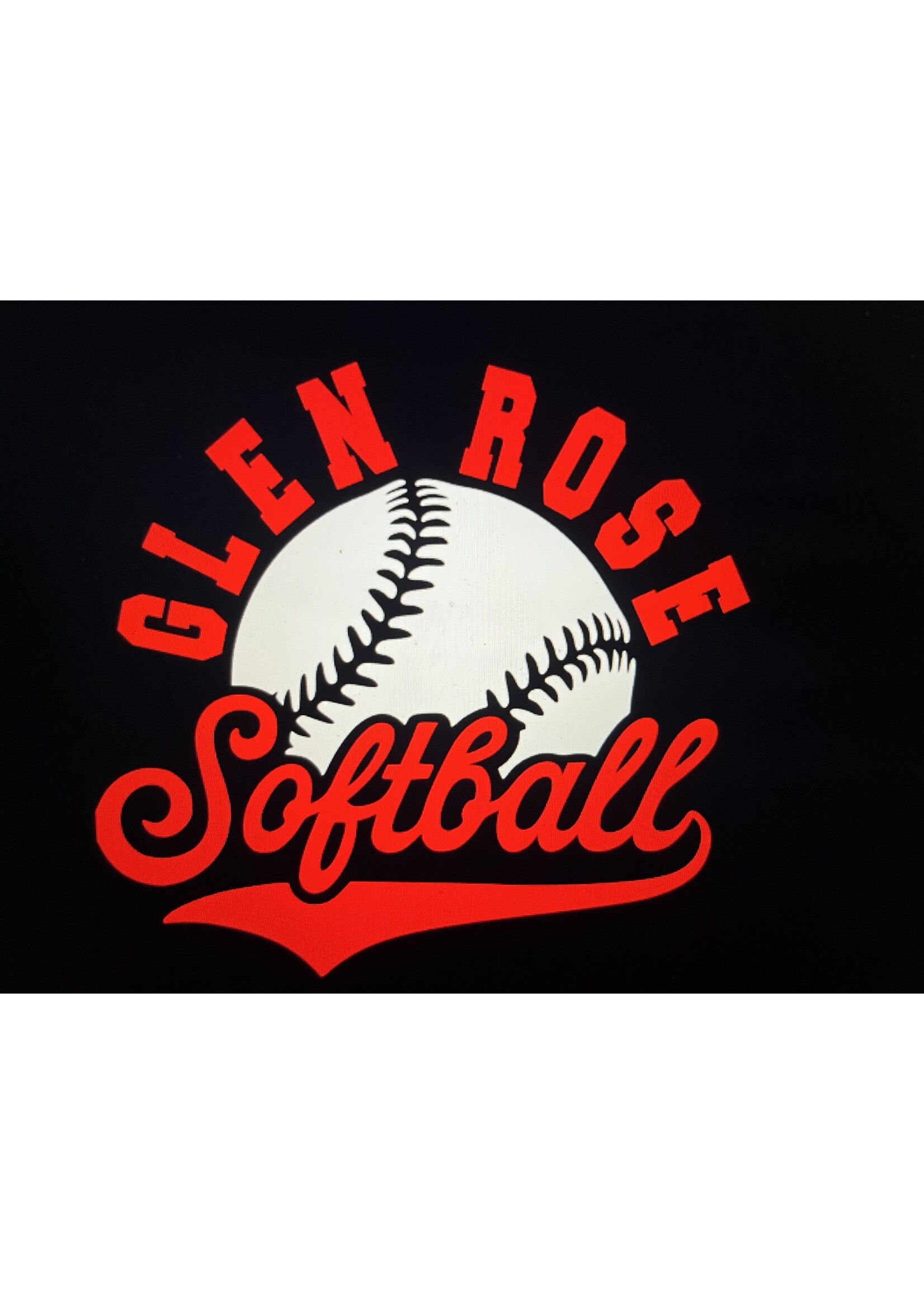 Glen Rose Softball Decal