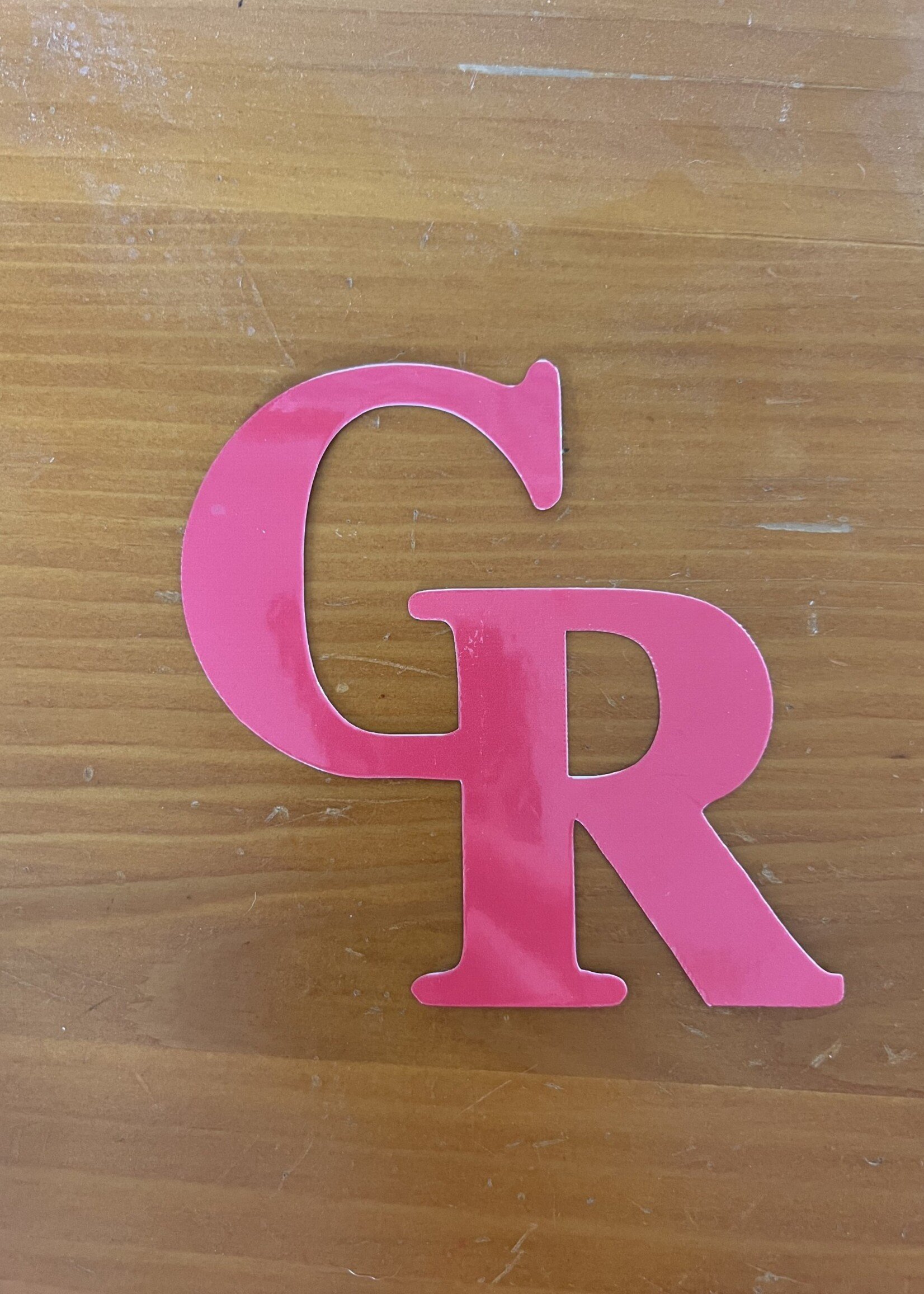Red GR Decal