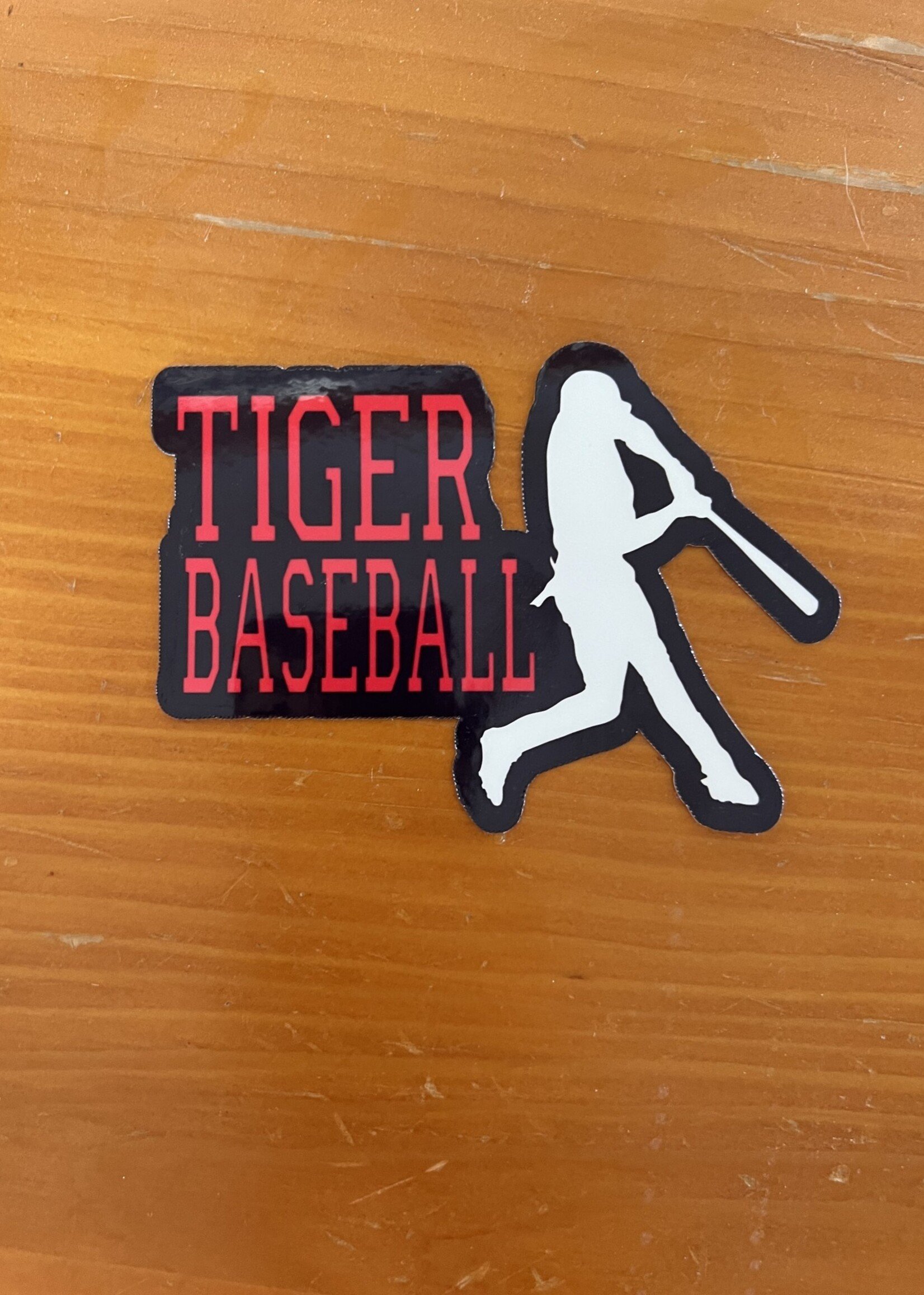 Tiger Baseball Decal