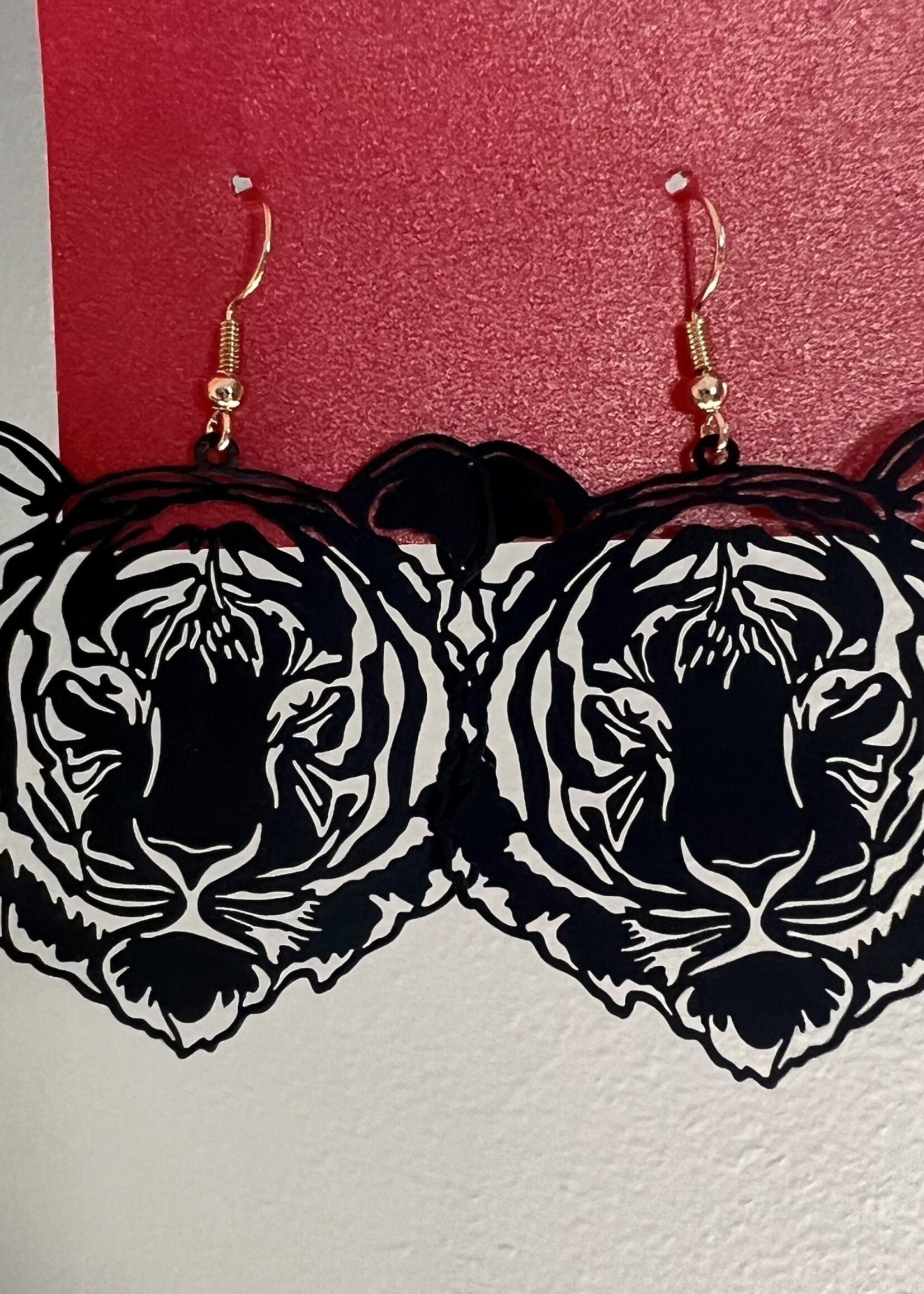 Black Tiger Earrings