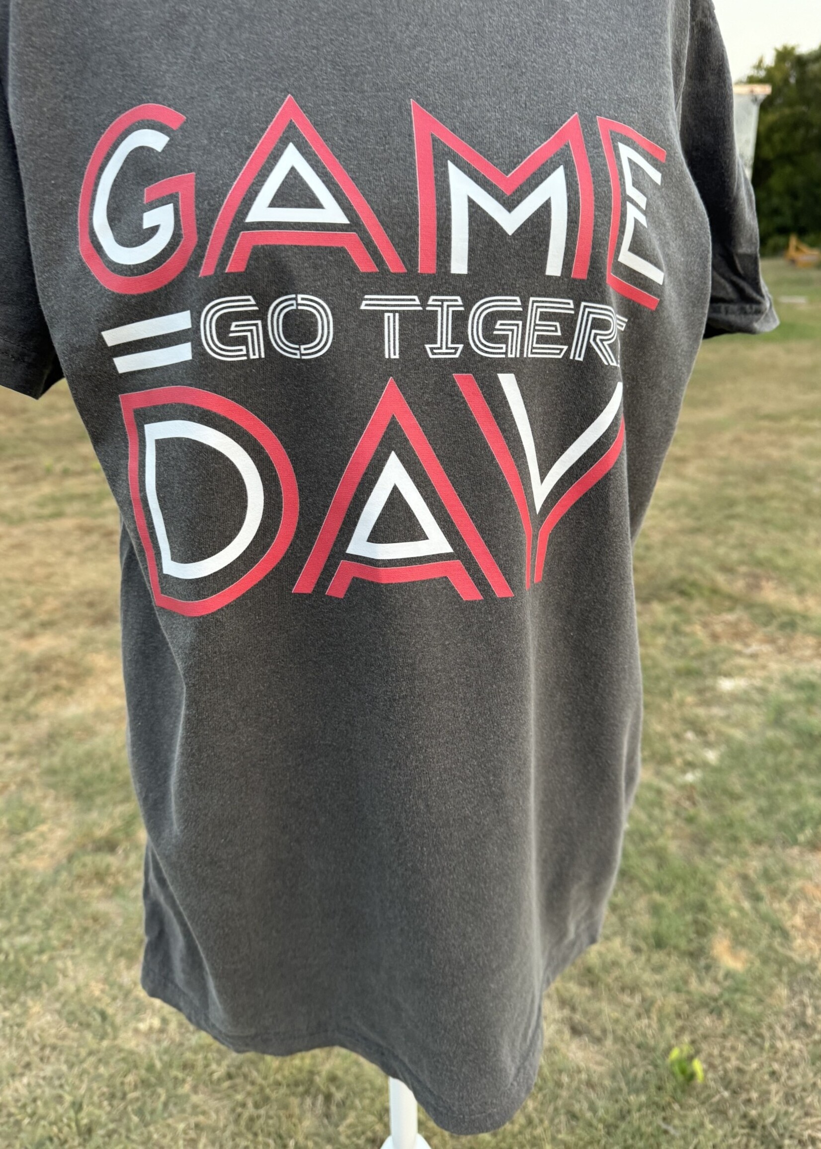 Comfort Color Adult Game Day Go Tigers