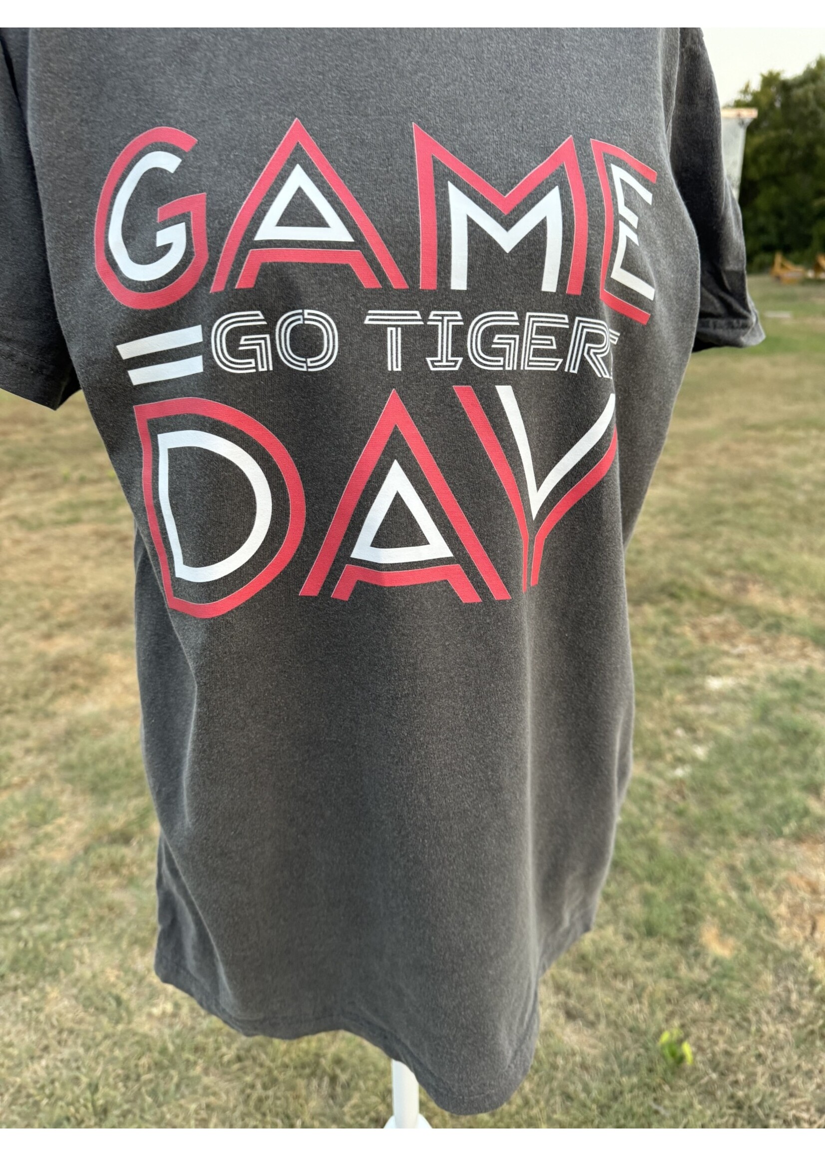 Comfort Color Adult Game Day Go Tigers