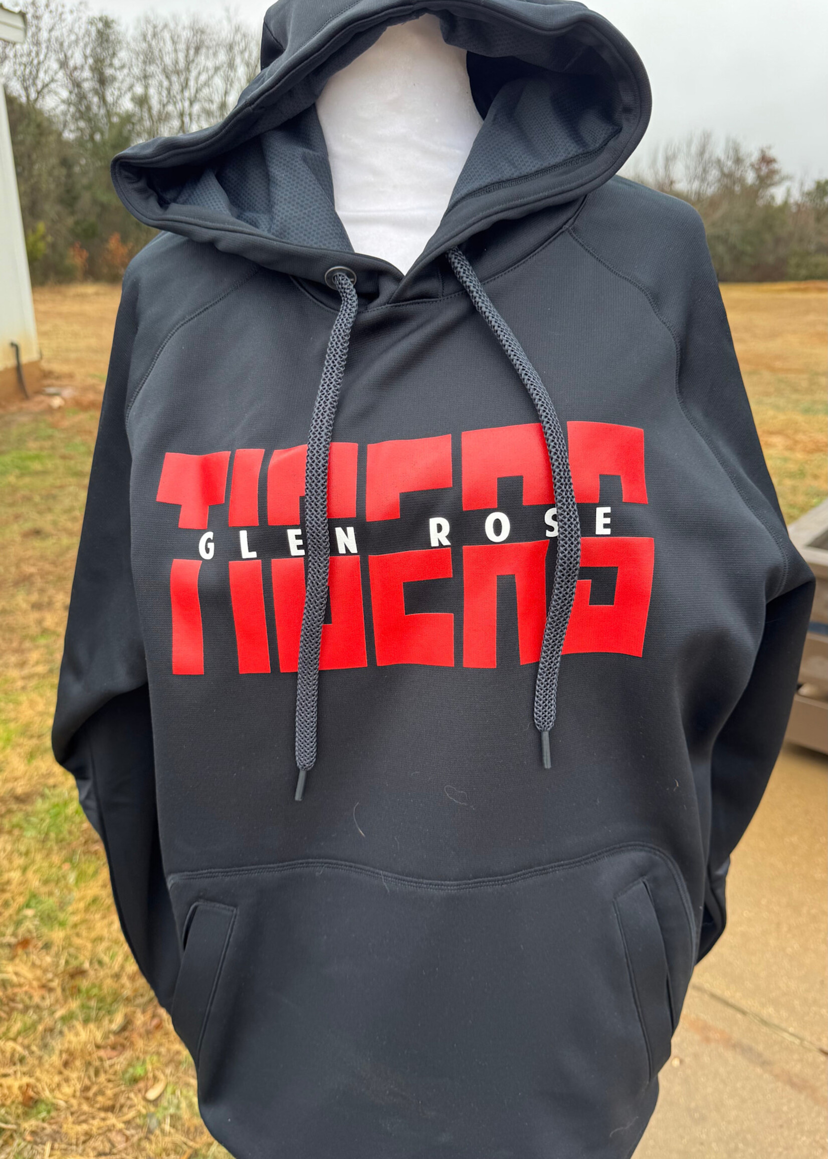 Sport Tek Black Dri Fit Hoodie