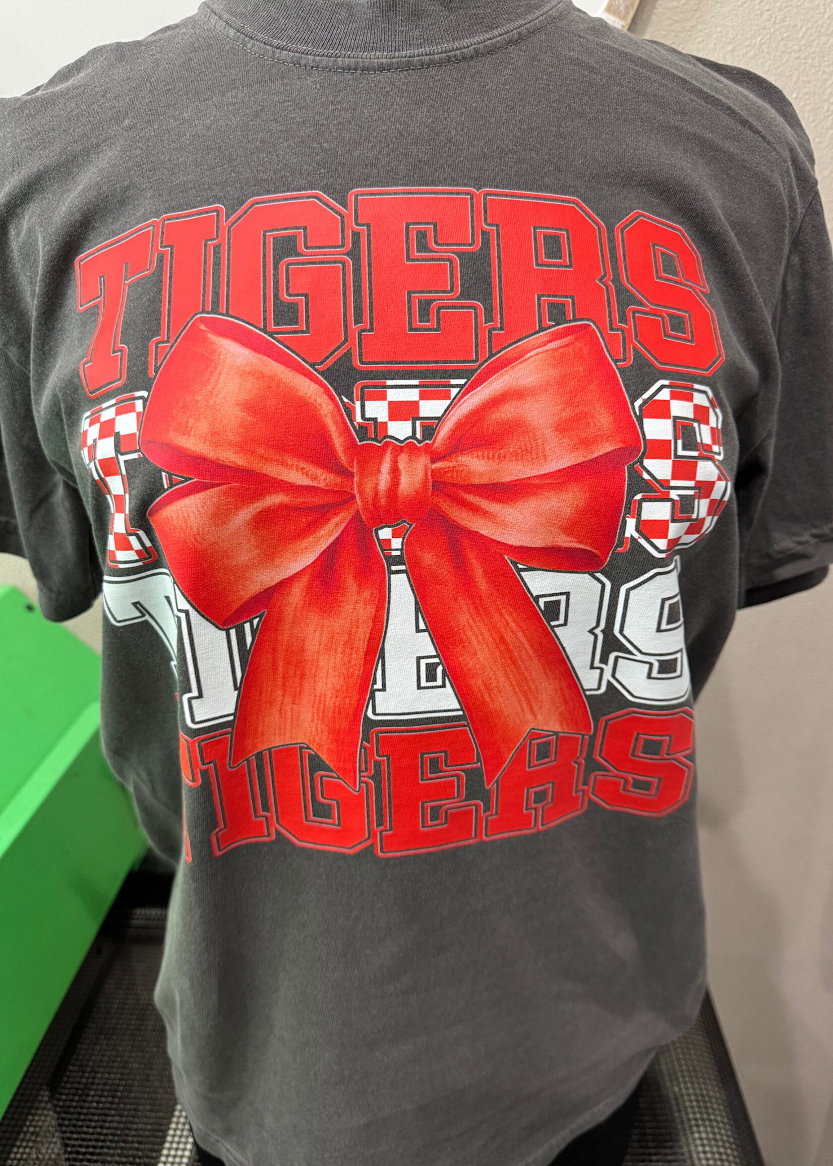 Comfort Color Tigers with Bow