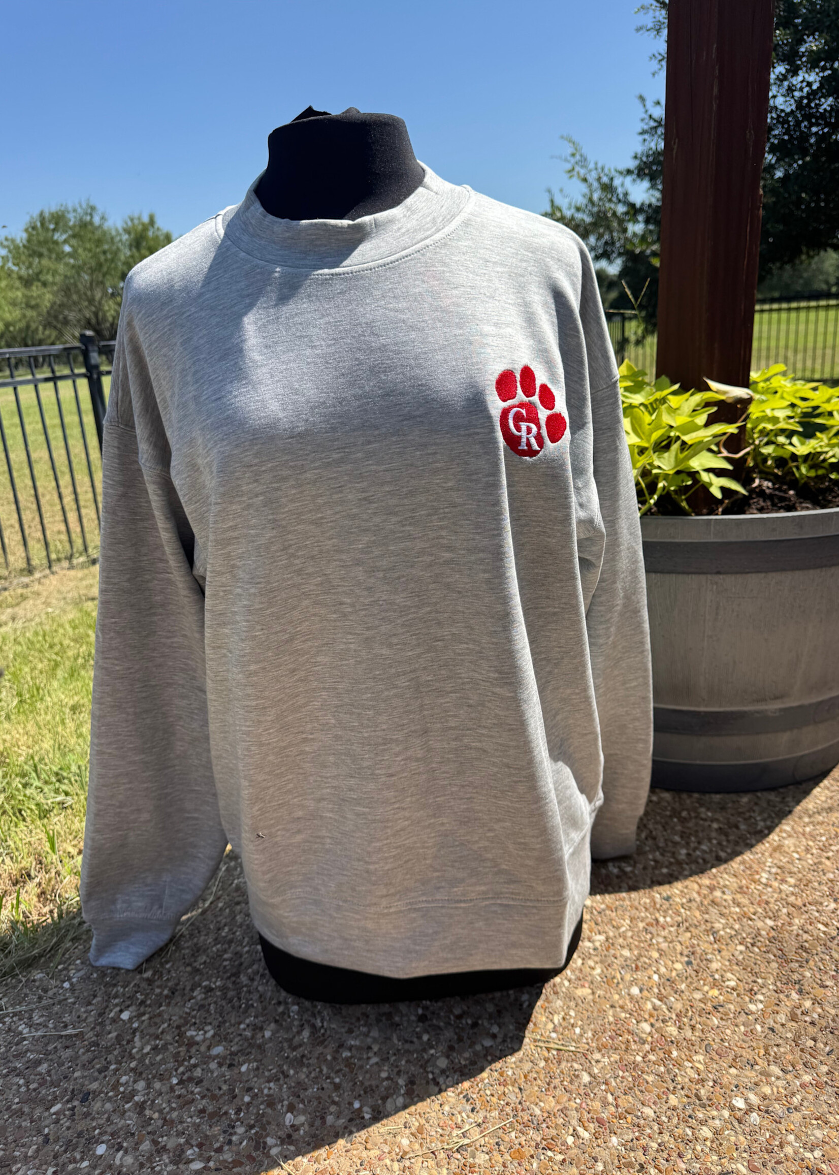Gray Womens Sweatshirt