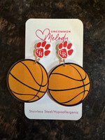 Basketball Stud Dangles