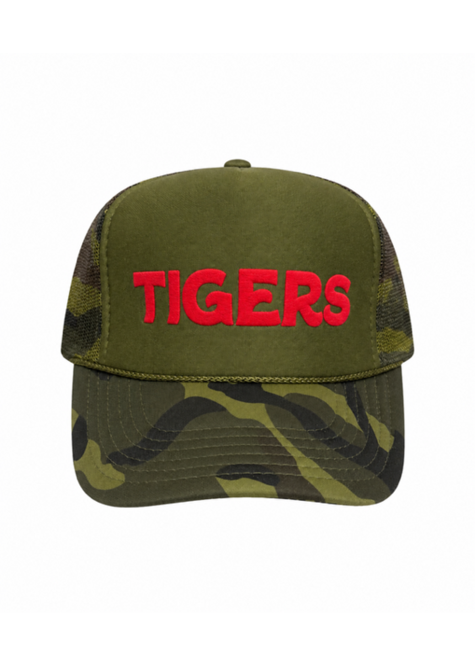 Camo Tigers Trucker Hat