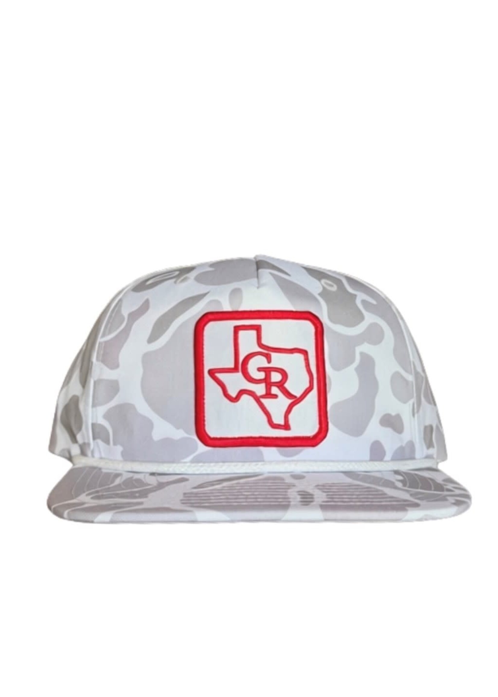 Gray White Camo Rope Hat