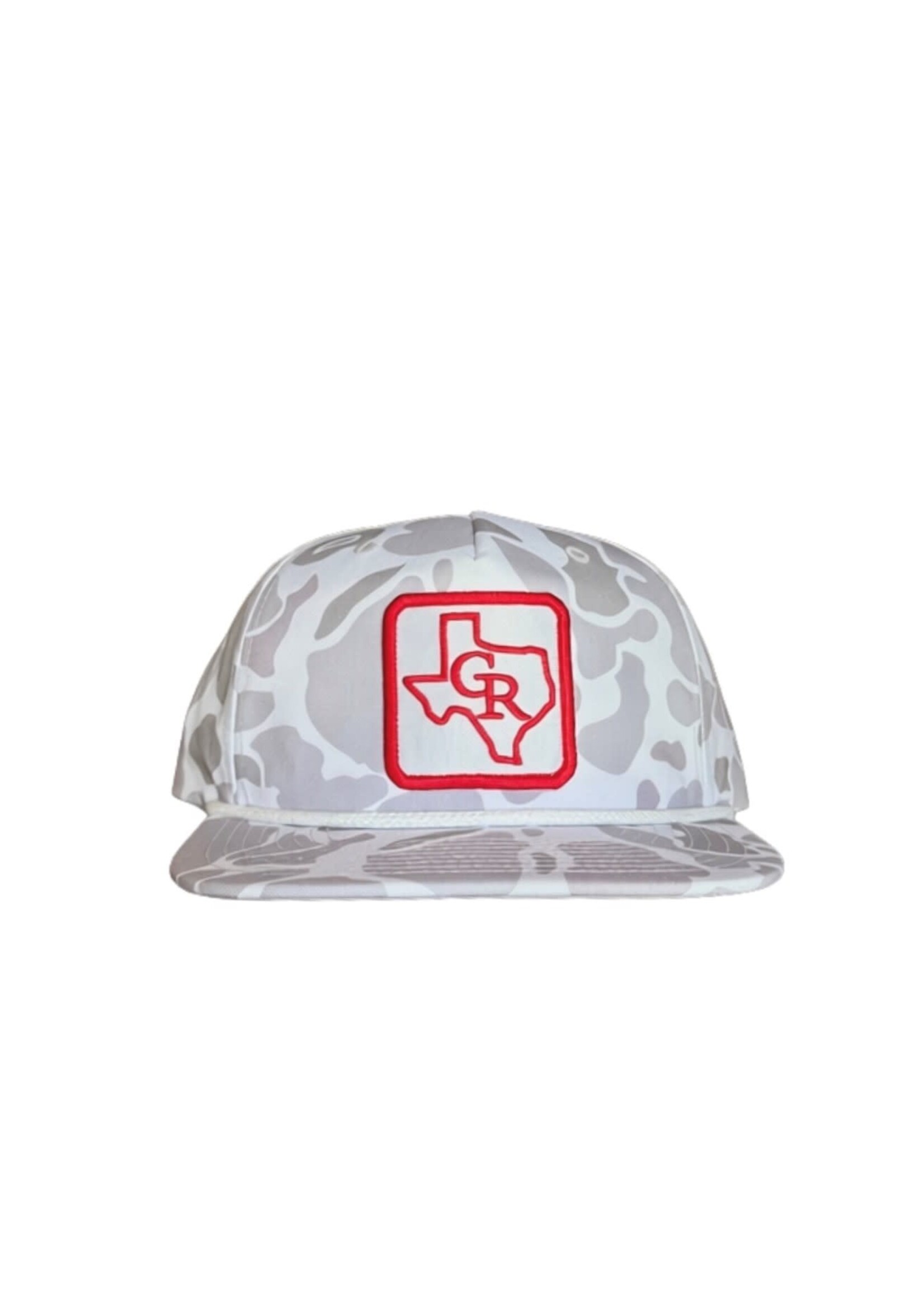 Gray White Camo Rope Hat