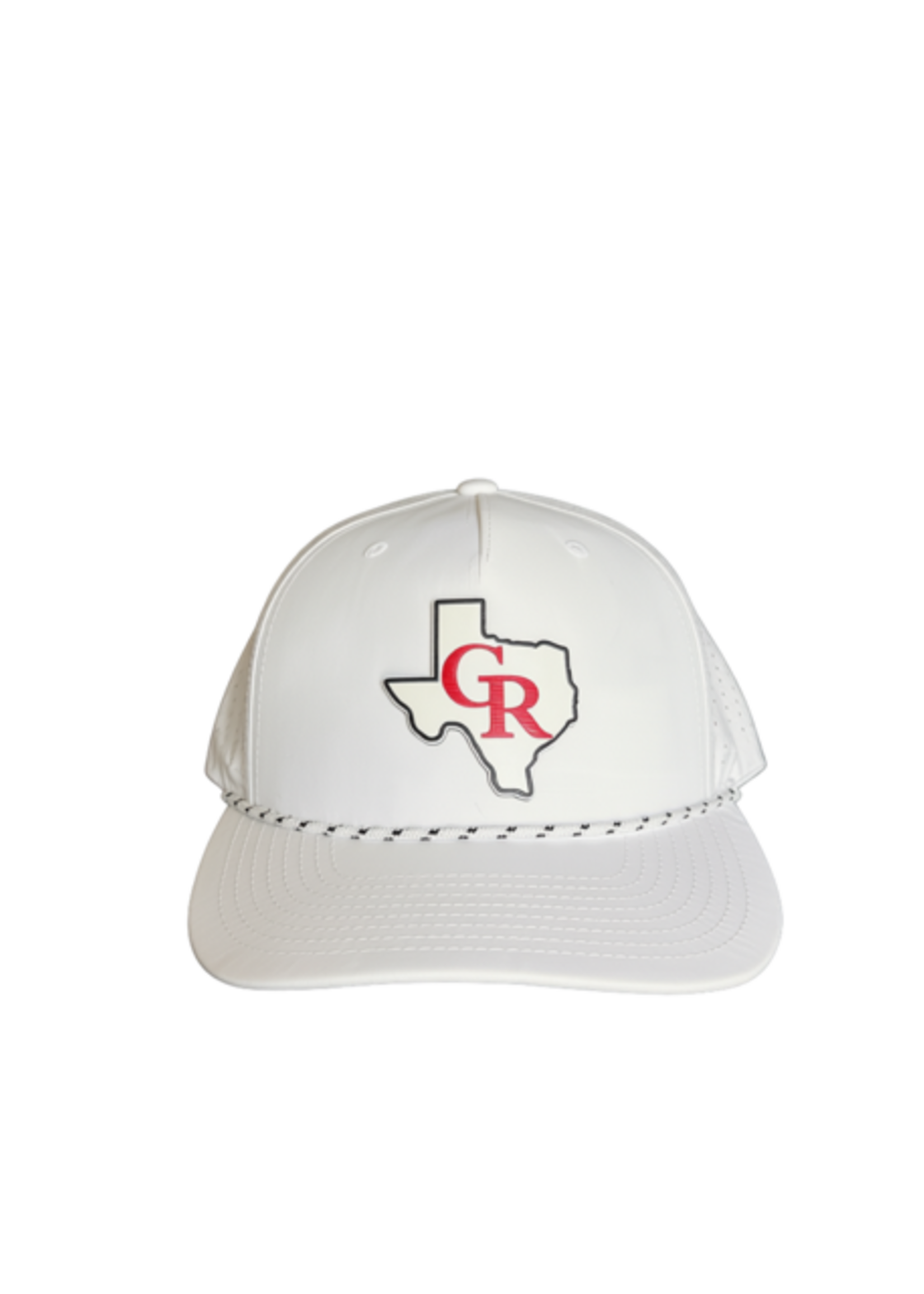 White Texas BW Rope Hat
