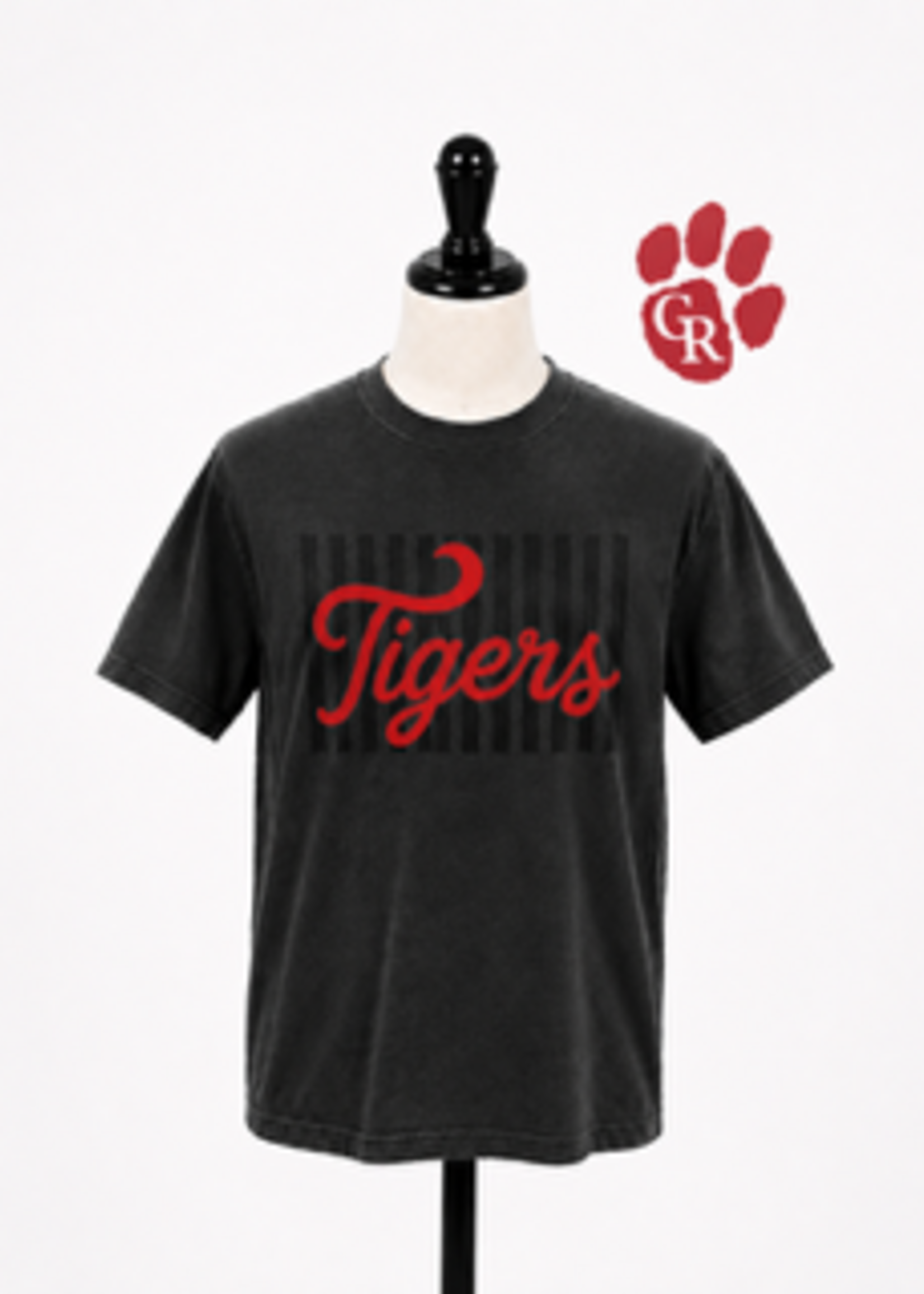 Black Stripes Tiger Script