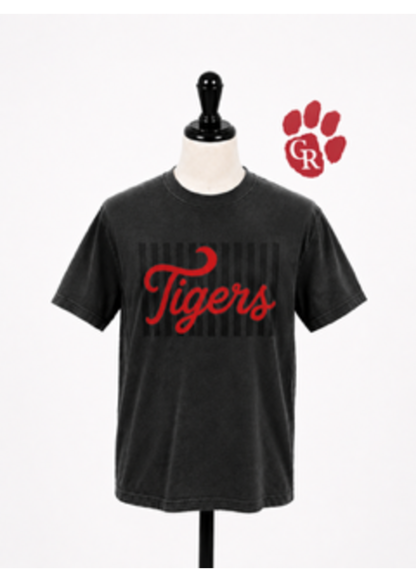 Black Stripes Tiger Script