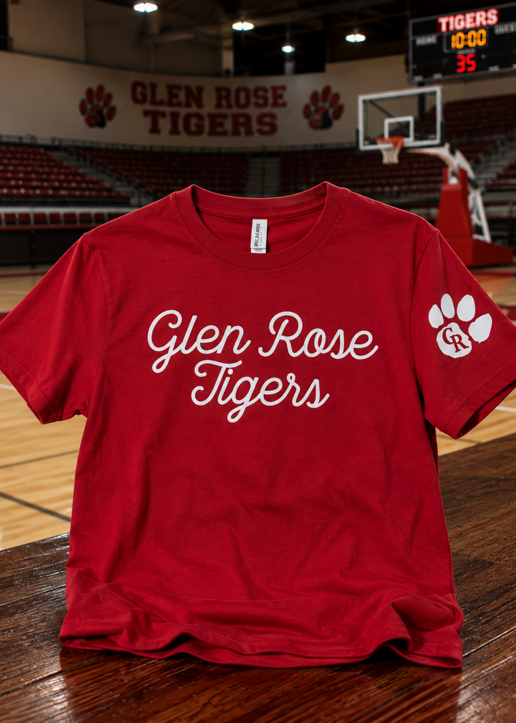 Glen Rose Script Red Crop