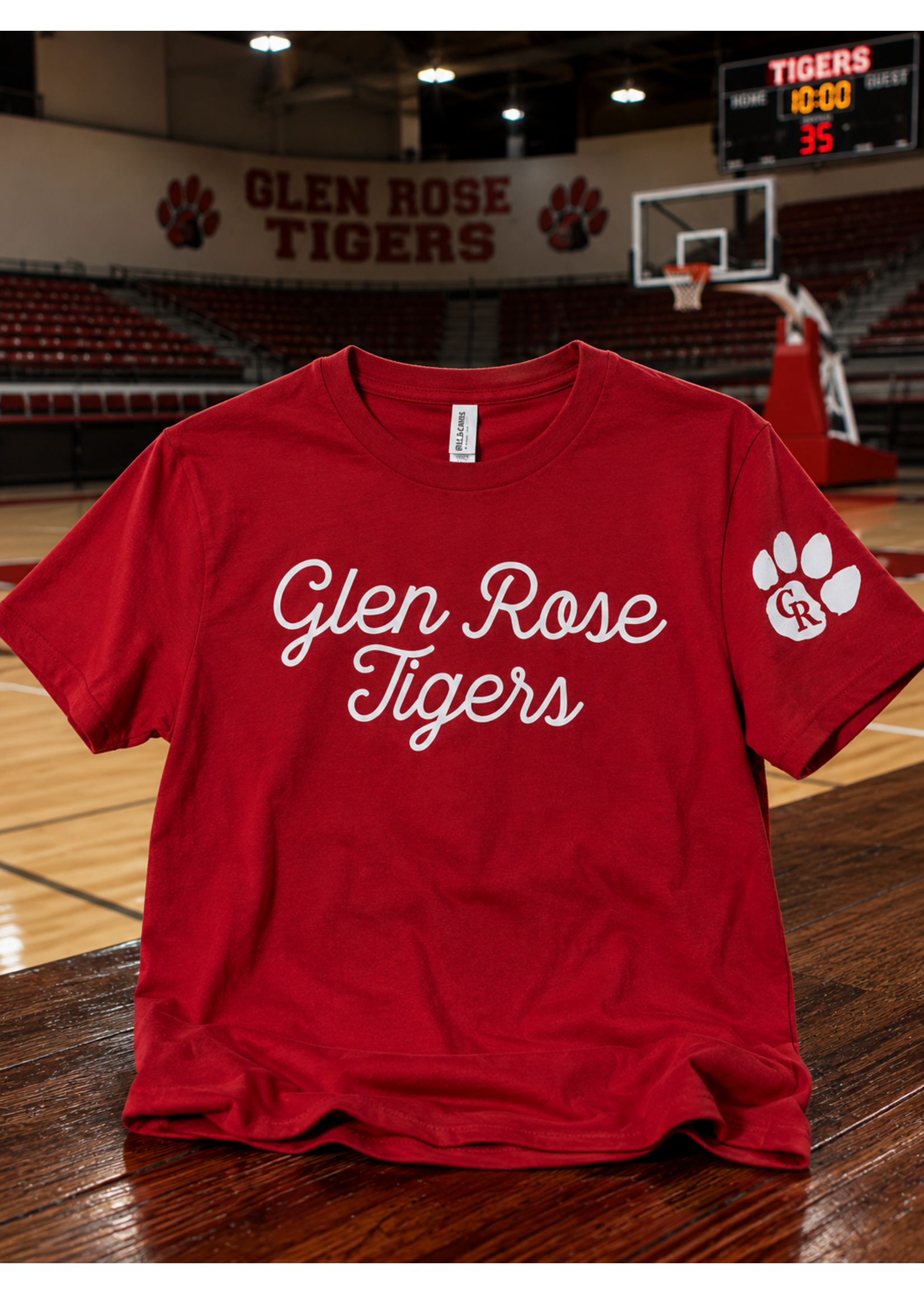 Glen Rose Script Red Crop