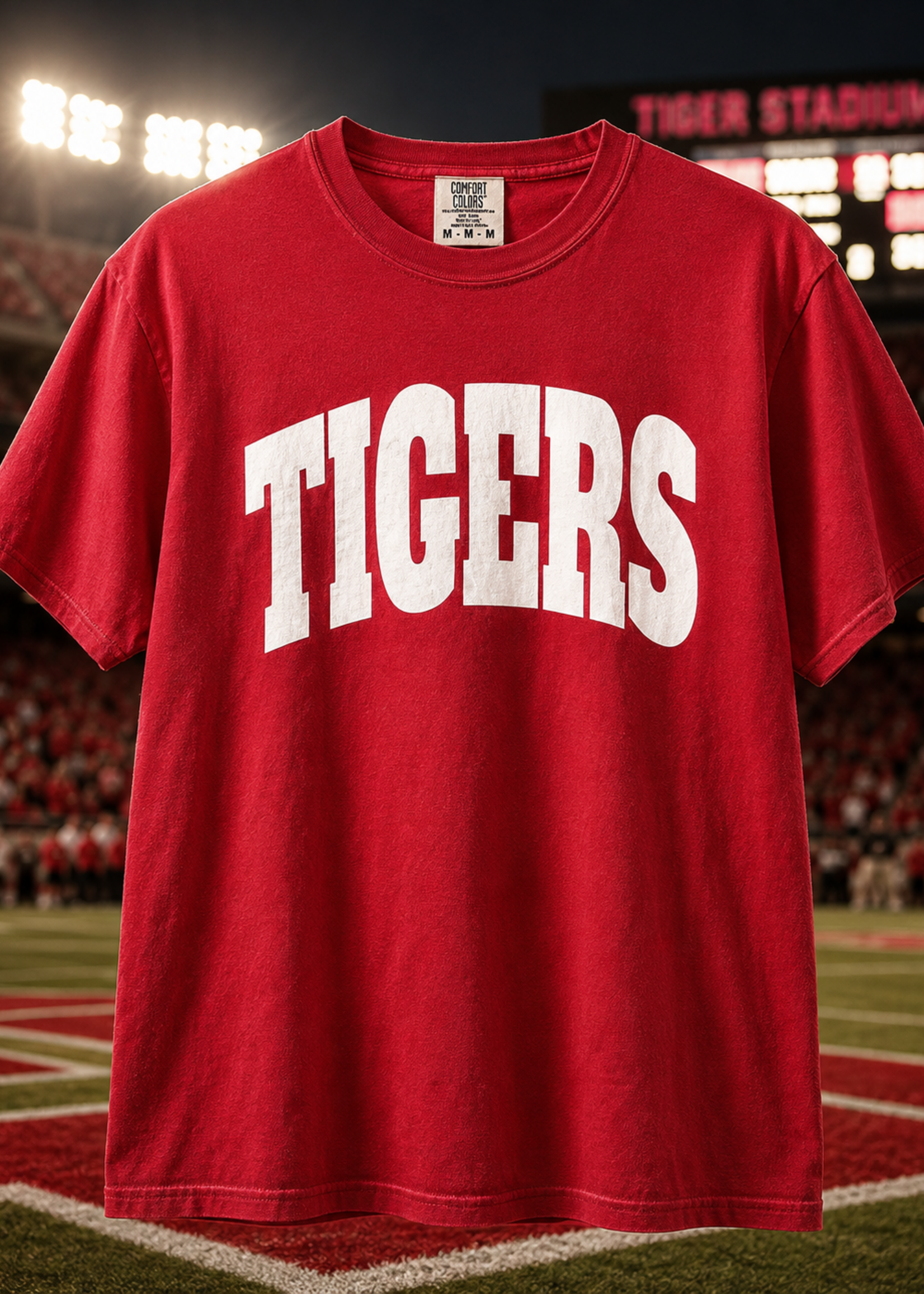 Comfort Color Red comfort Color Tigers