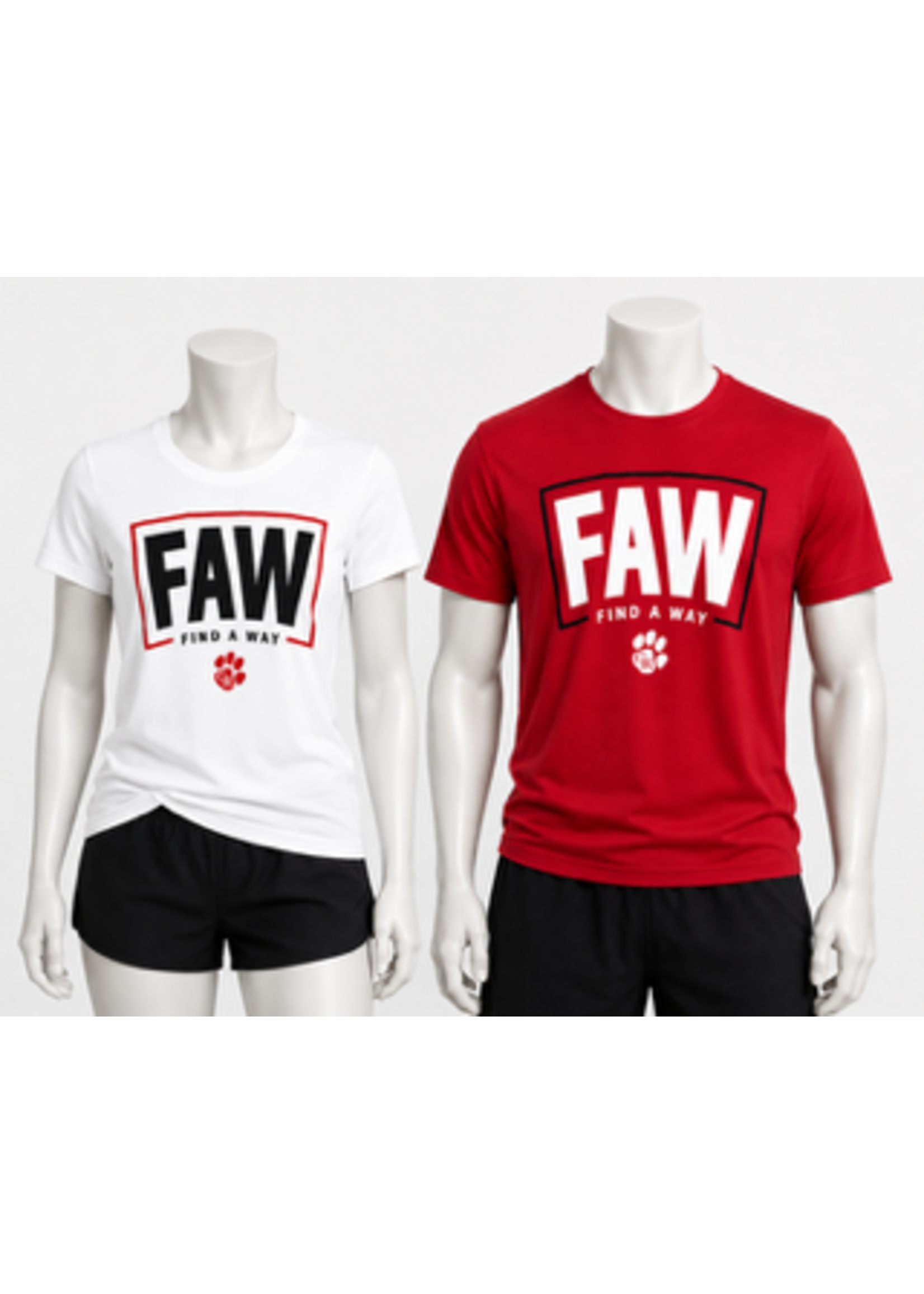 FAW Red and White Shirt