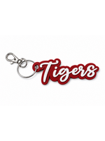 Tigers Script Keychain