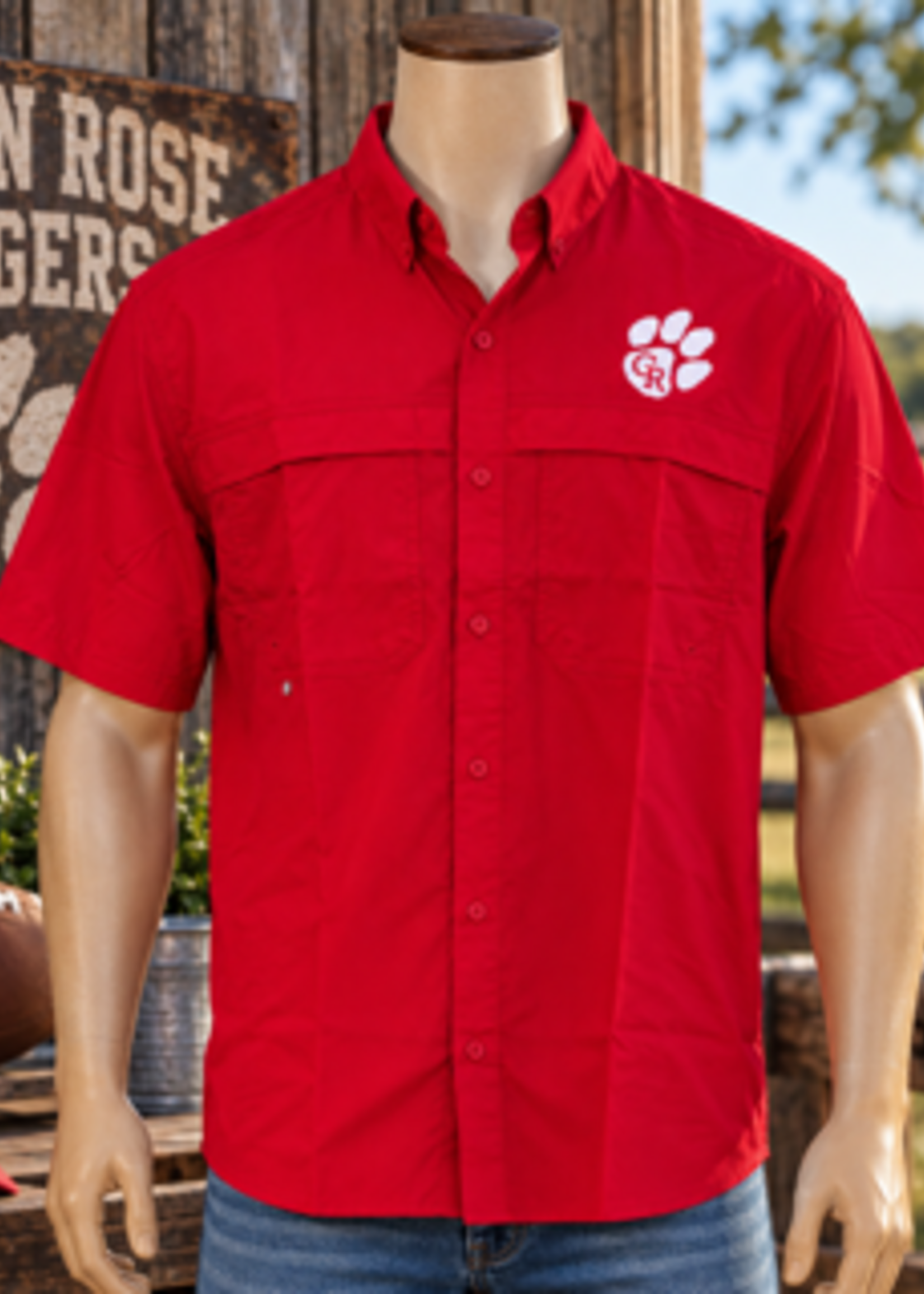 Red Fishing Shirt
