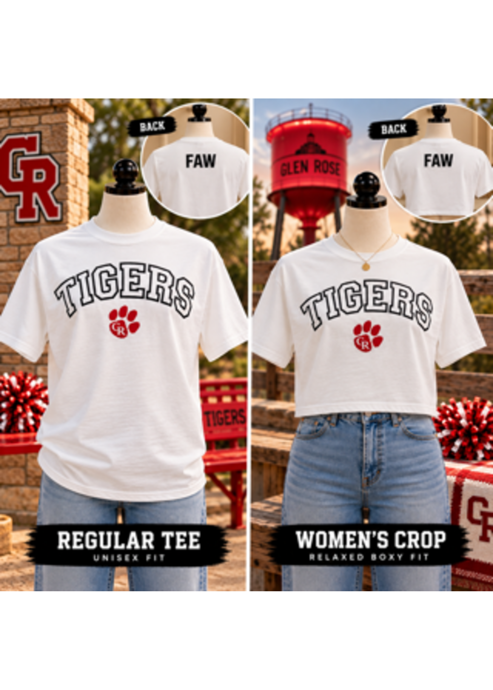 White Tigers FAW on Back