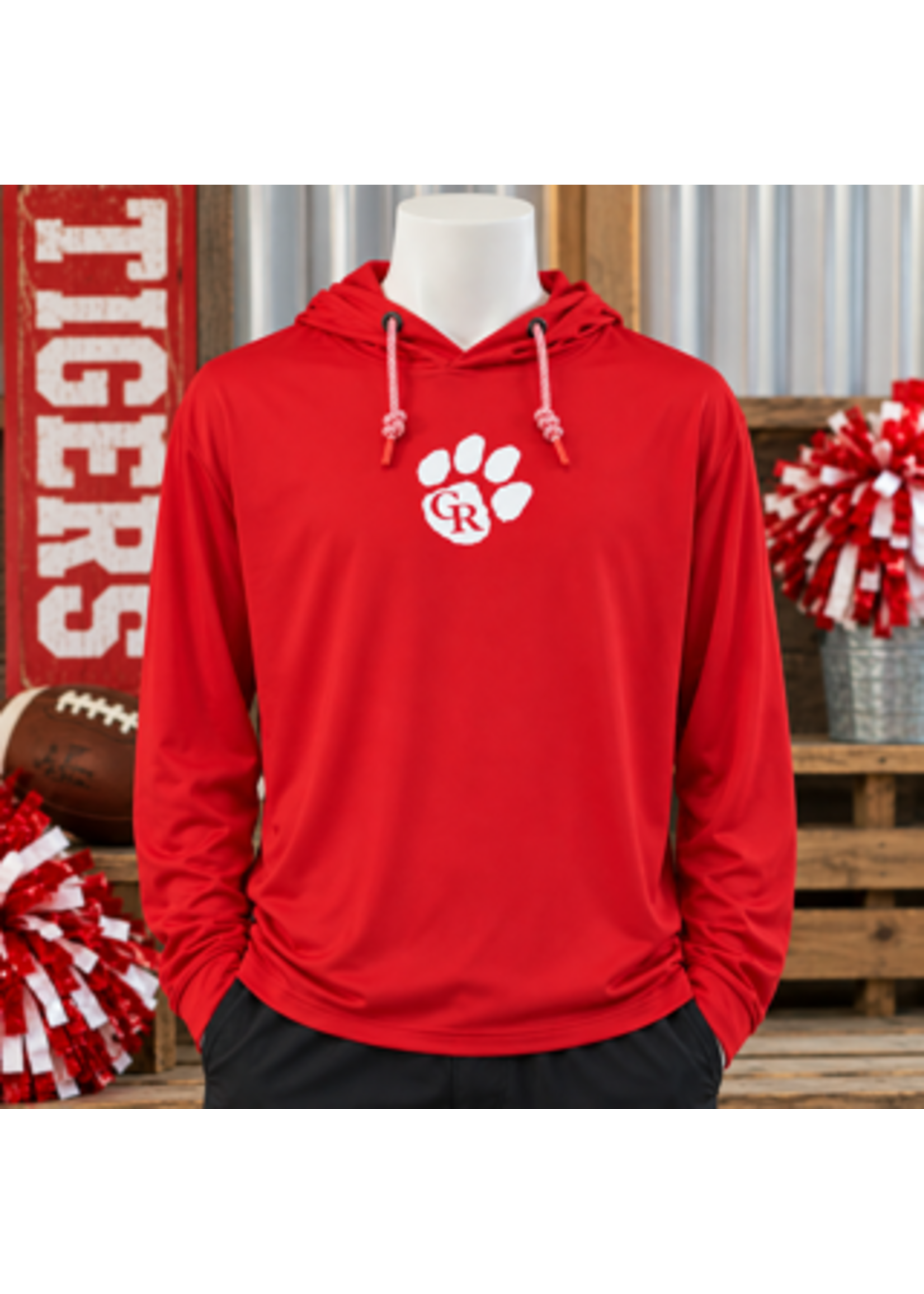 Red Performance Hoodie
