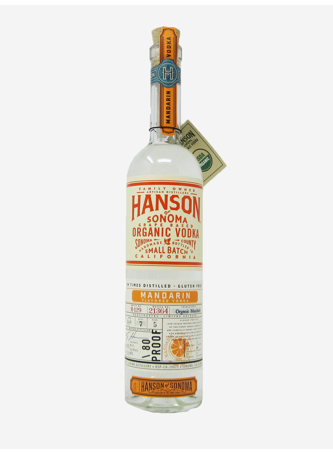 Hanson of Sonoma  Mandarin Vodka Original Organic