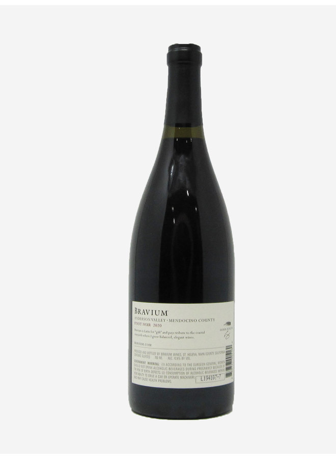Bravium Anderson Valley Pinot Noir 2020