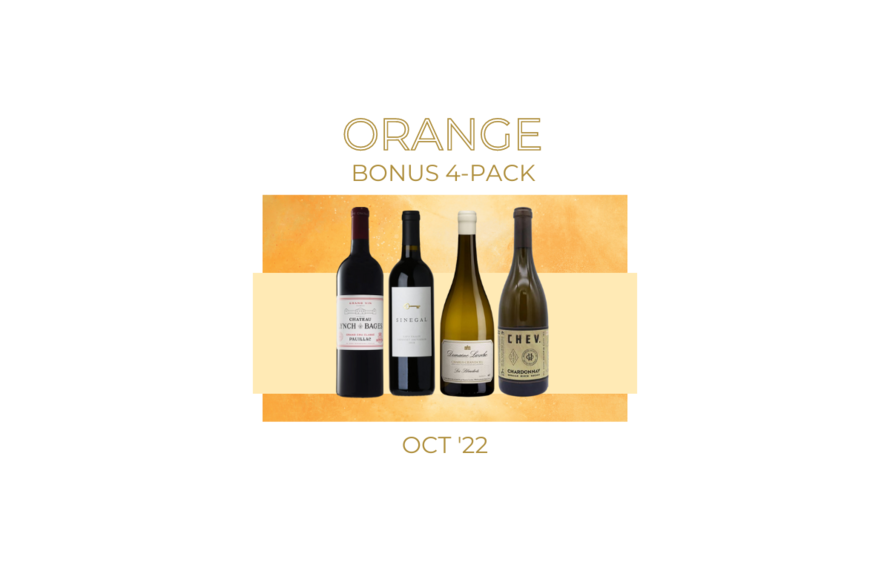 October ORANGE (Bonus 4-pack) Wine Club