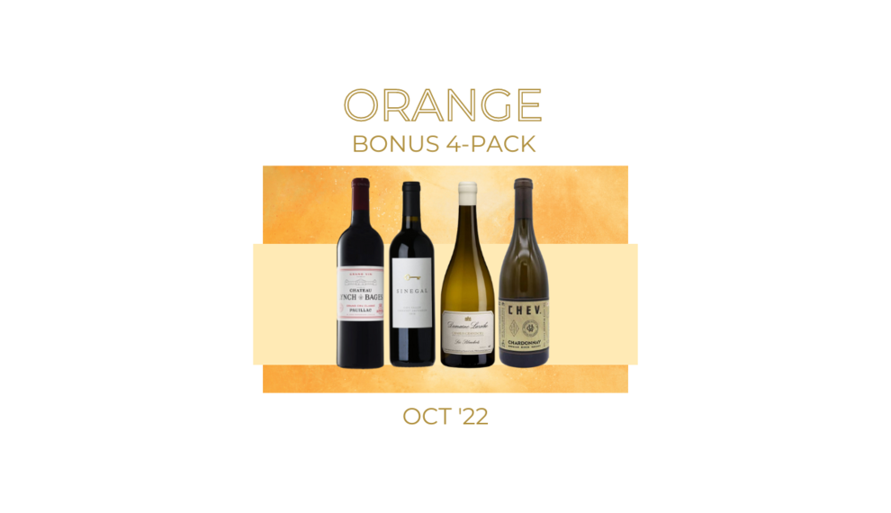 October ORANGE (Bonus 4-pack) Wine Club