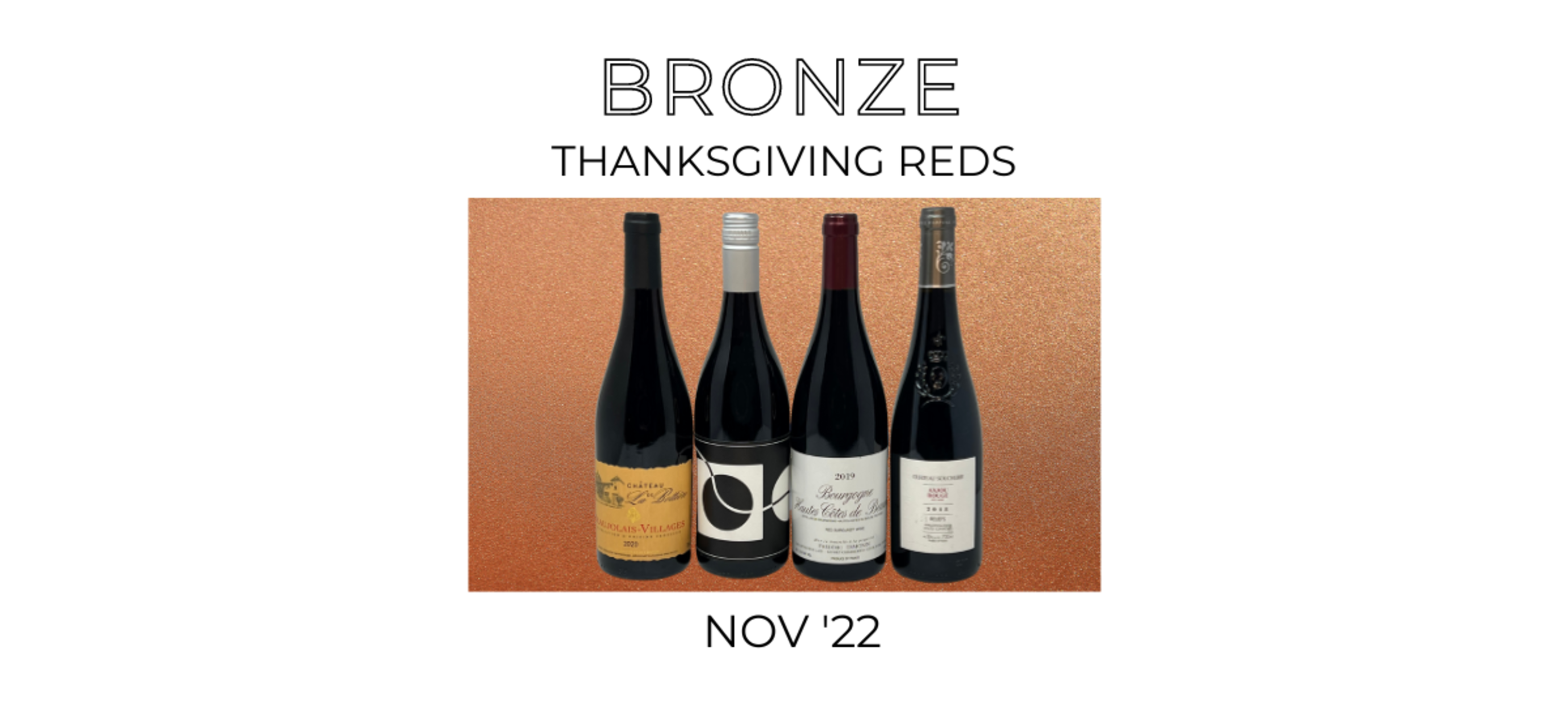 November 2022 BRONZE Tier Wine Club - All Reds