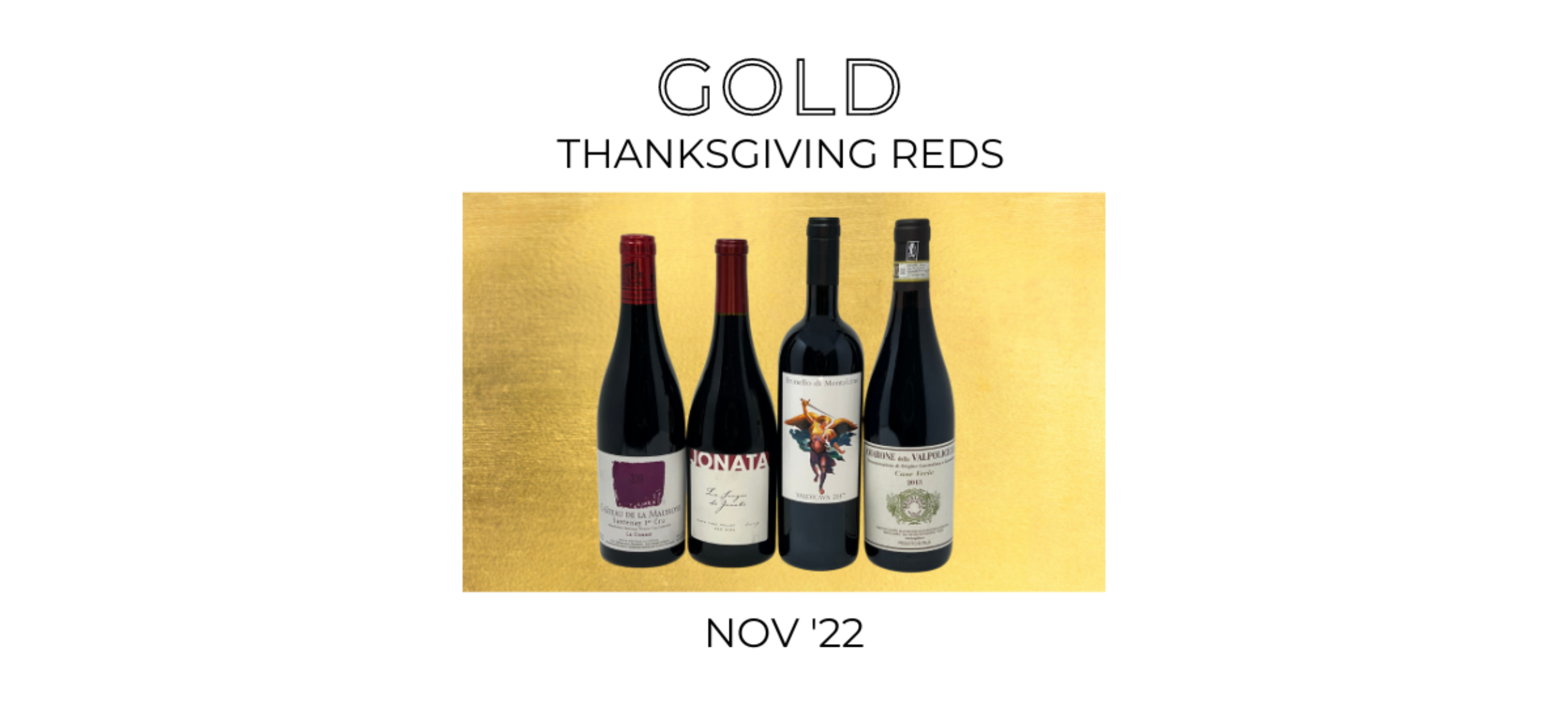 November 2022 GOLD Tier Wine Club - All Reds