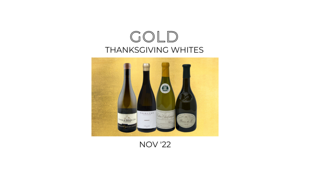 November 2022 GOLD Tier Wine Club - All Whites