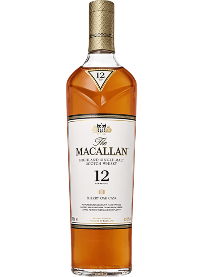 Macallan 12 Years Single Malt Sherry Cask Scotch Whisky
