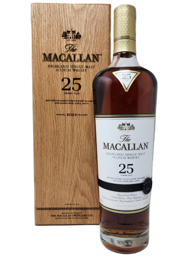 Macallan 25 Year Single Malt Scotch Whisky