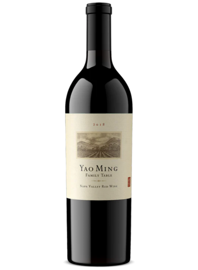 2018 Yao Ming Family Table Red Blend