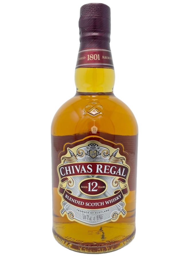 Chivas Regal 12 Year Old Blended Scotch Whisky