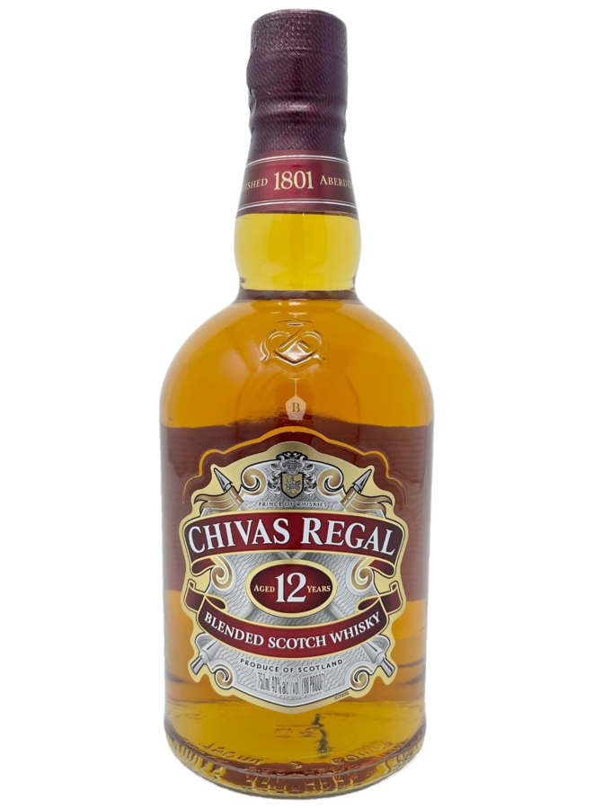 12 Year Chivas Regal 80proof Scotch Whisky
