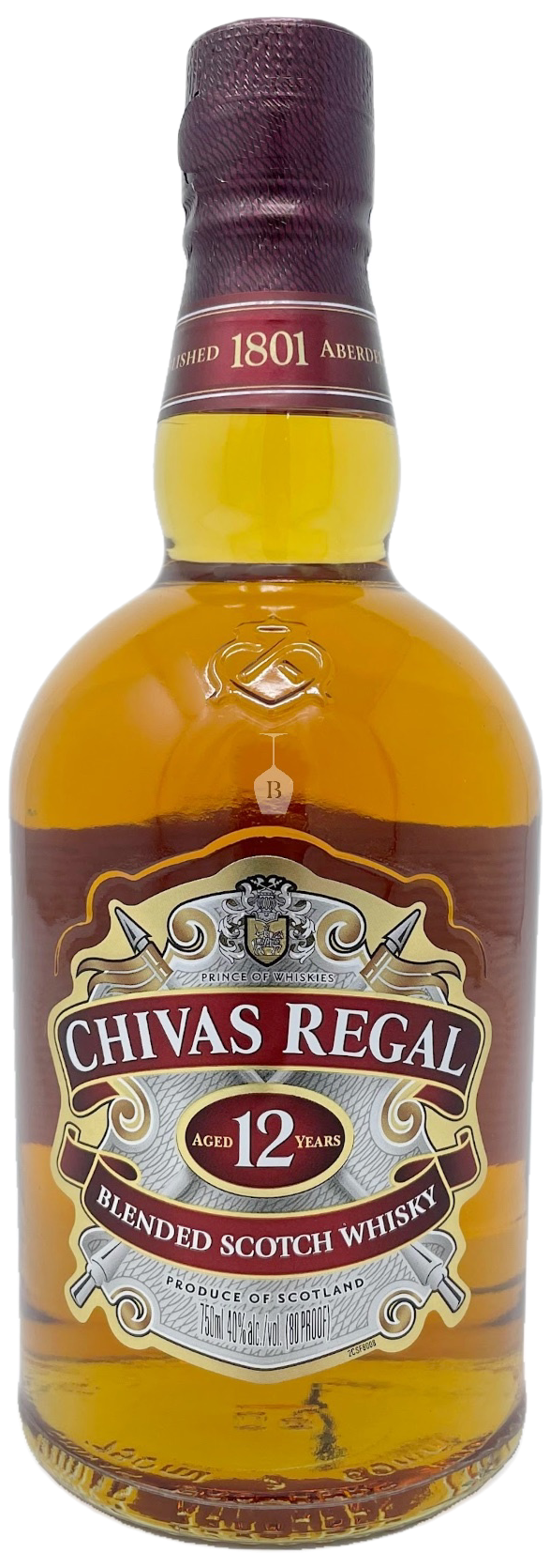 Chivas Regal 12 Yr 750ml (80 Proof) – BevMo!