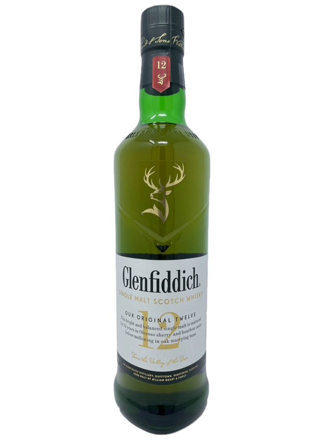 12 year Glenfiddich Single Malt Scotch