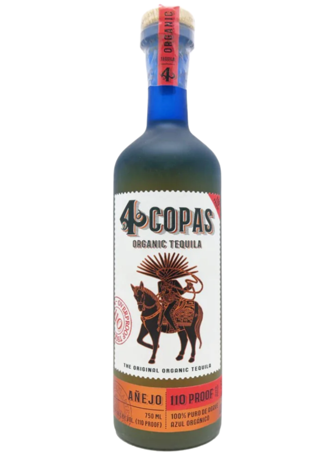 4 Copas Anejo Tequila 110pf.