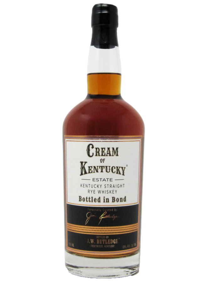 J. W. Rutledge Cream of Kentucky Bottled in Bond Straight Rye Whiskey