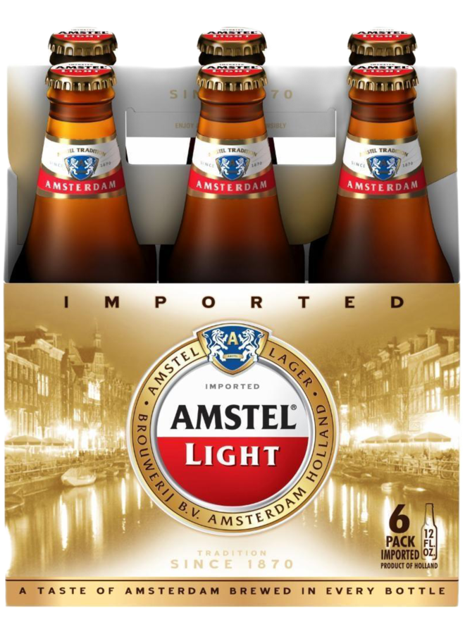 Amstel Light Beer (6 Pack)