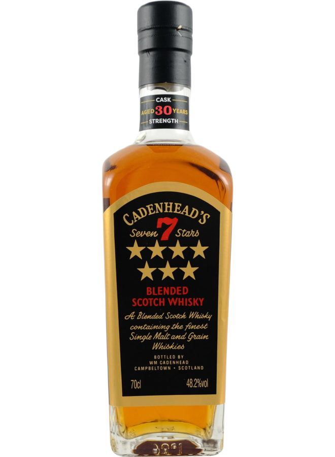 WM Cadenhead 7 Stars 30yr. Blended Scotch Whisky