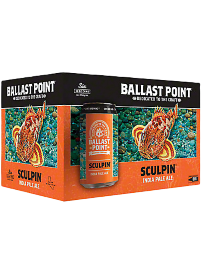 Ballast Point Sculpin India Pale Ale 12oz. cans 6 Pk.