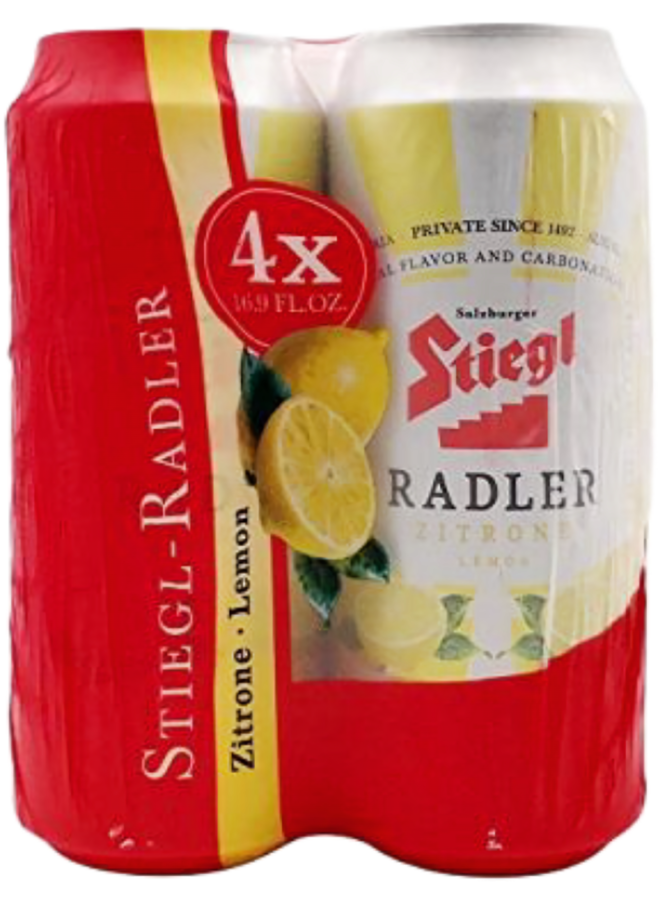 Stiegl Lemon Radler 500ml Cans 4Pk