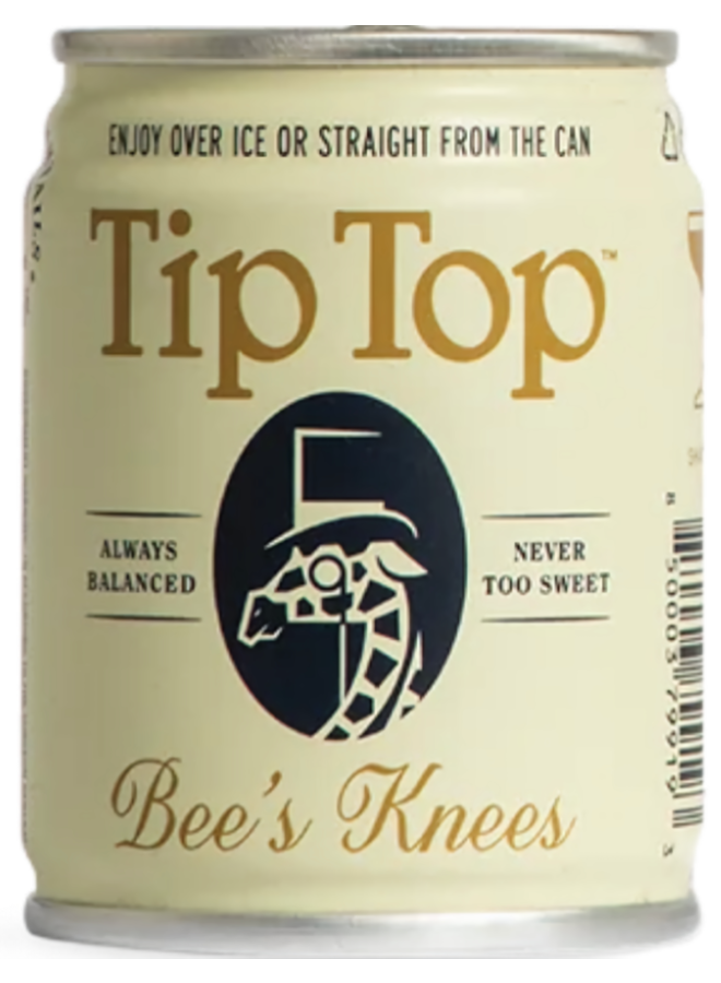 Tip Top  Bee's Knees Gin  Lemon  Honey 4 Pack
