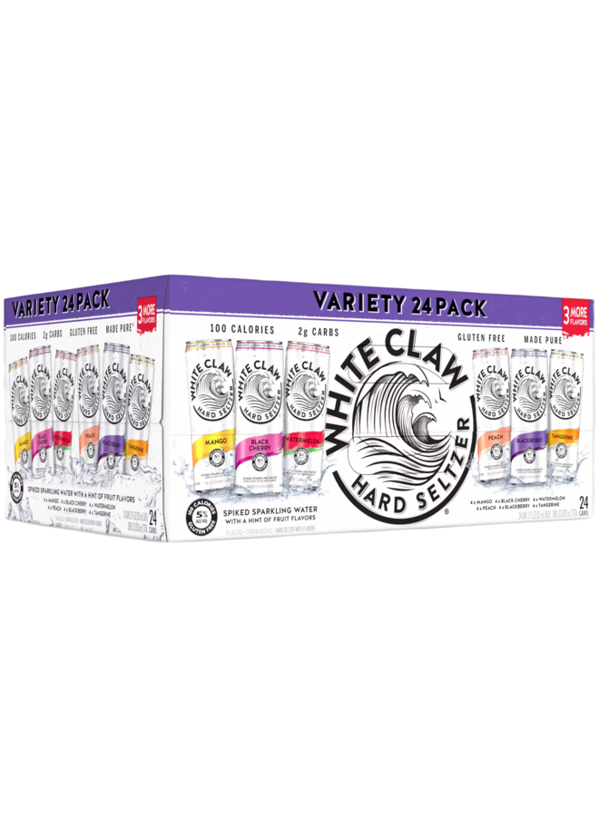 White Claw Hard Seltzer Variety 24 Pack