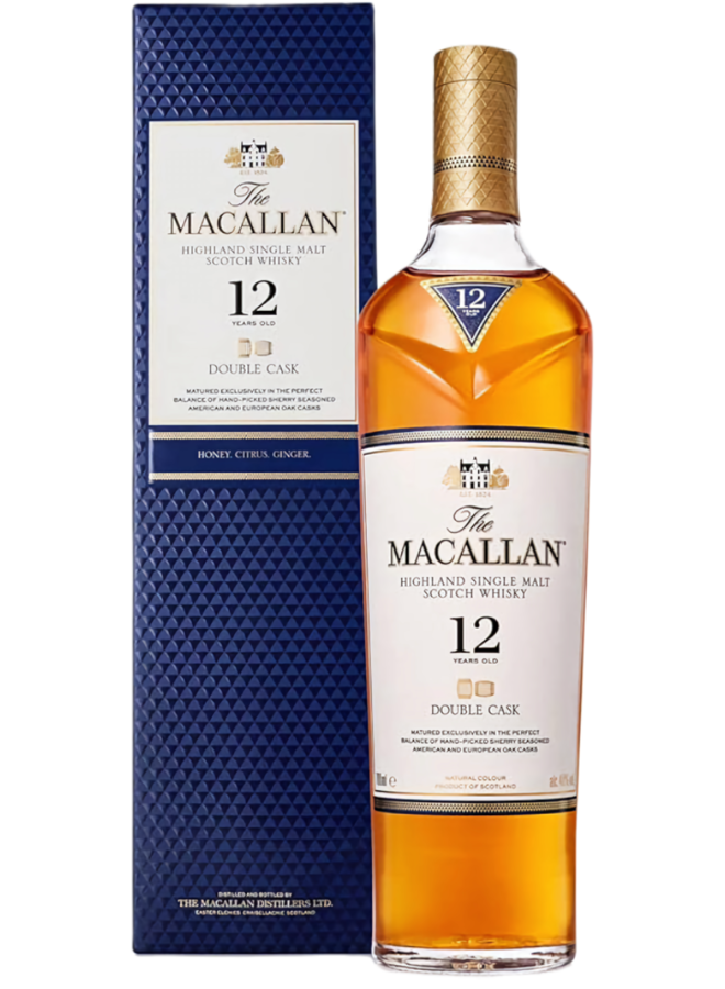Macallan 12 yr Double Cask Single Malt Scotch Whisky 750ML
