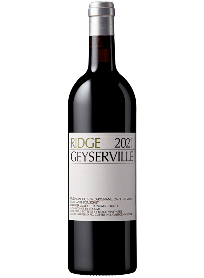 2021 Ridge Geyserville Zinfandel