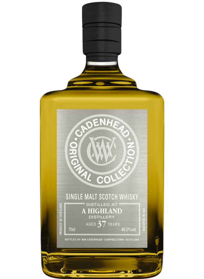 WM Cadenhead A Highland Distillery 37yr. Single Malt Scotch Whisky