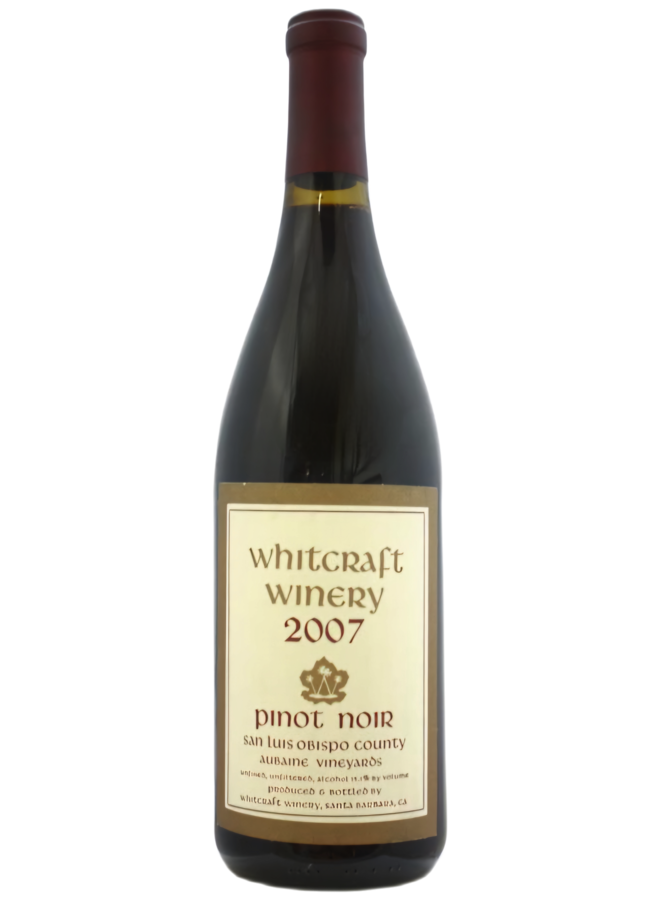2005 Whitcraft Winery Pinot Noir San luis Obispo County Aubaine Vineyards